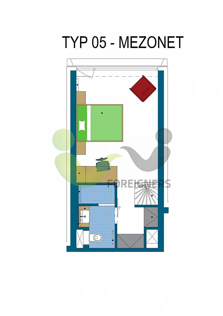 Pronájem bytu 2+kk 53 m², Dornych, Brno - Trnitá
