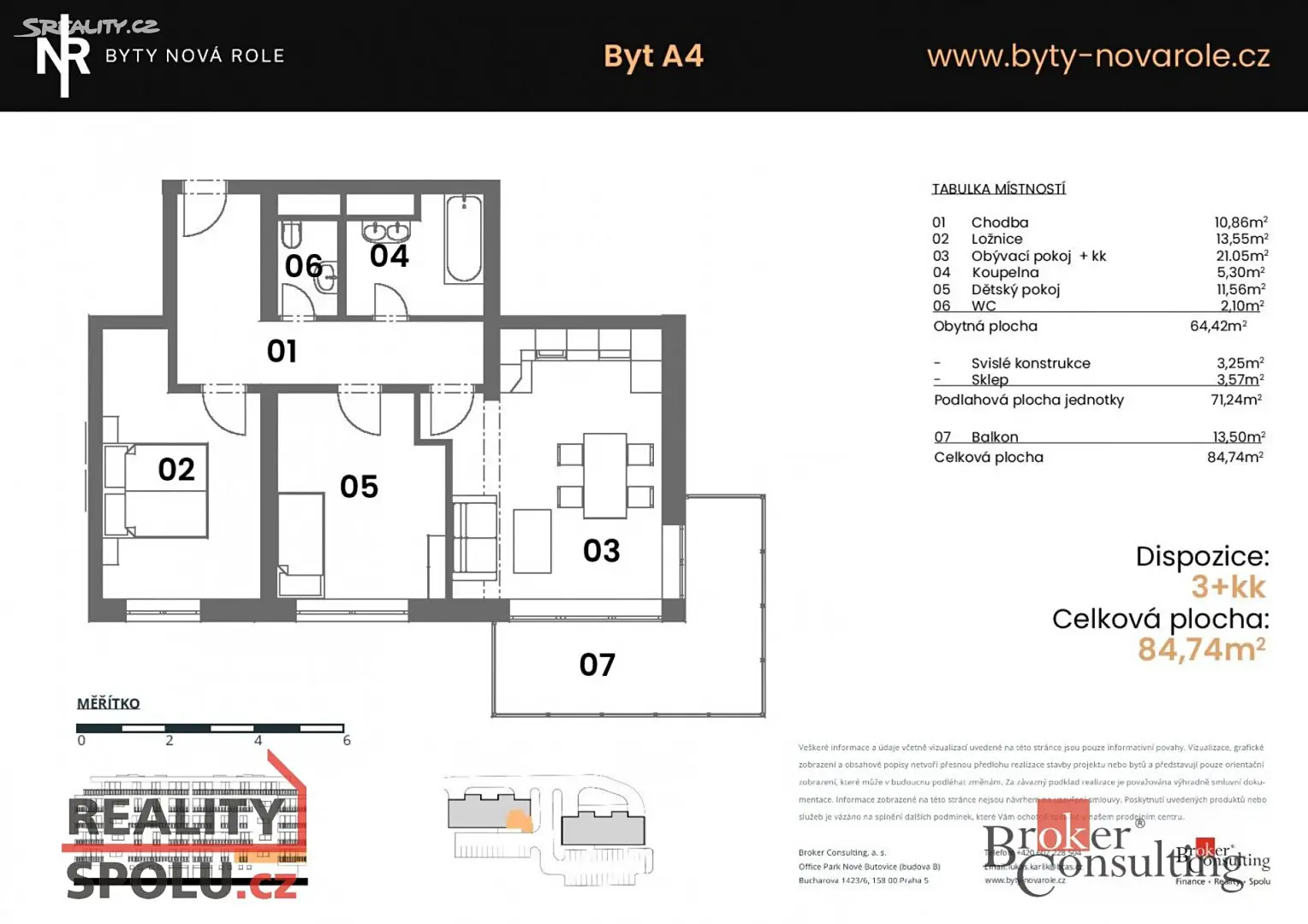 Prodej bytu 3+kk 64 m², Nová Role, okres Karlovy Vary