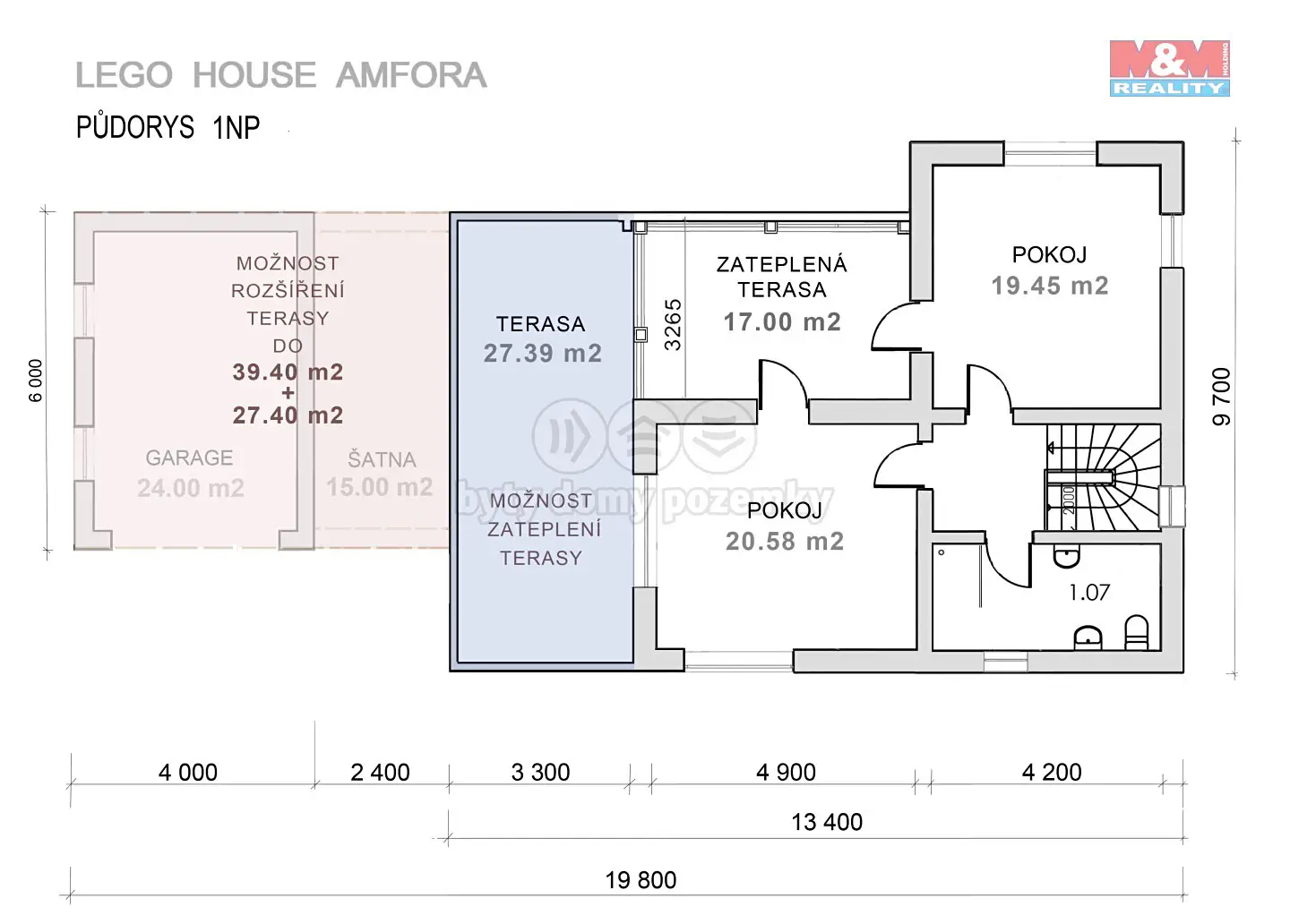 Prodej  rodinného domu 122 m², pozemek 928 m², Obříství, okres Mělník