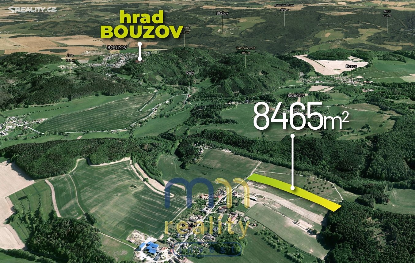 Prodej  stavebního pozemku 8 465 m², Pavlov - Radnice, okres Šumperk