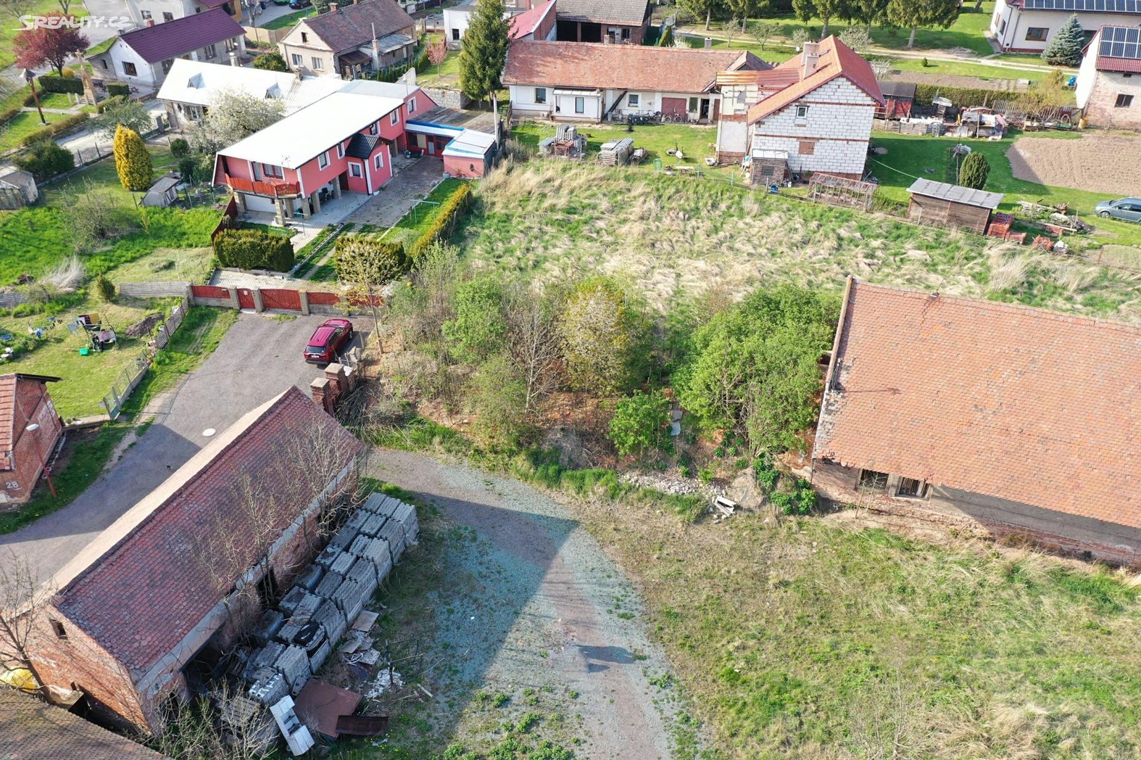 Prodej  stavebního pozemku 922 m², Praskačka - Vlčkovice, okres Hradec Králové