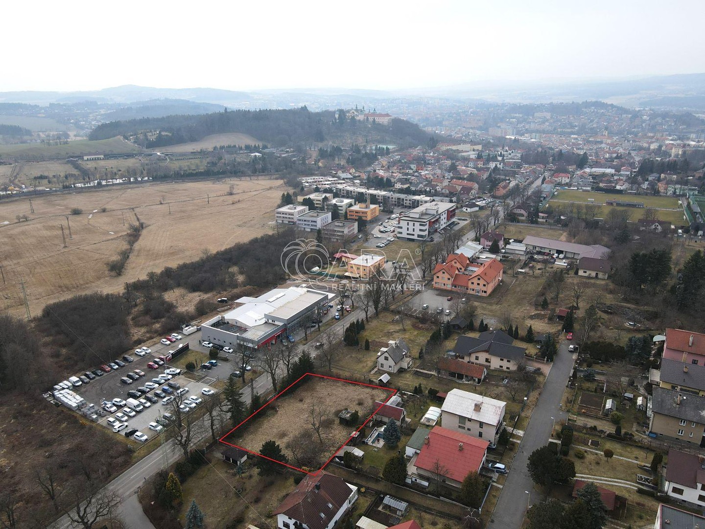Prodej  komerčního pozemku 1 564 m², Žižkova, Příbram - Příbram II