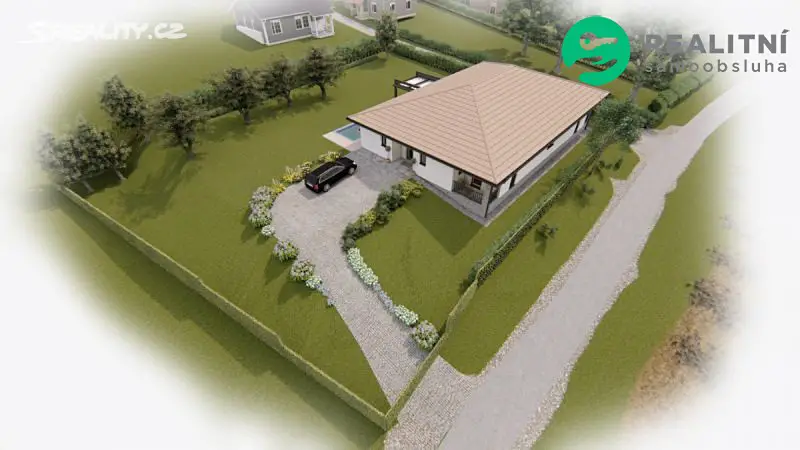 Prodej  stavebního pozemku 1 500 m², Krhanice, okres Benešov