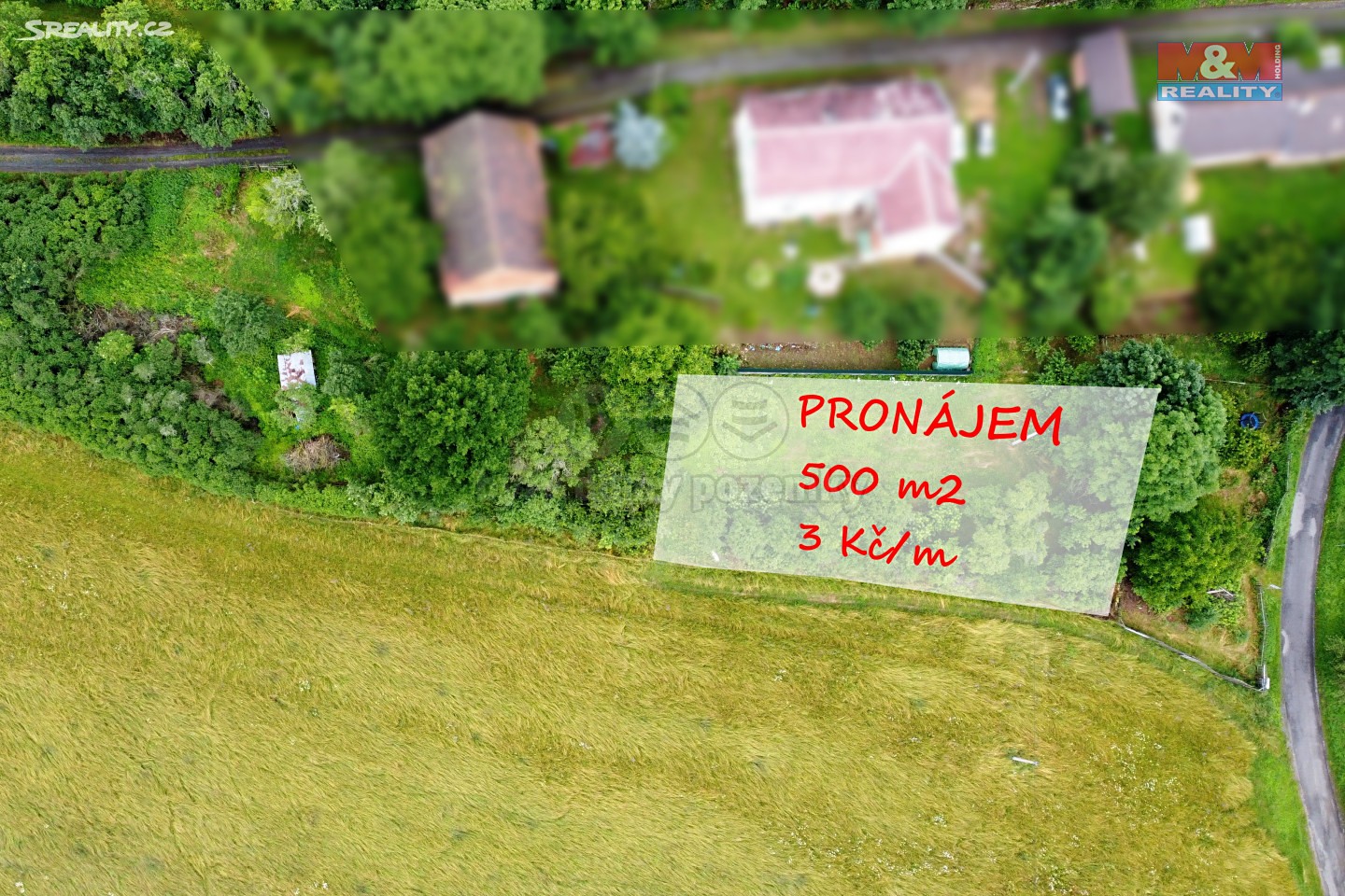 Pronájem  zahrady 500 m², Planá - Vysoké Sedliště, okres Tachov
