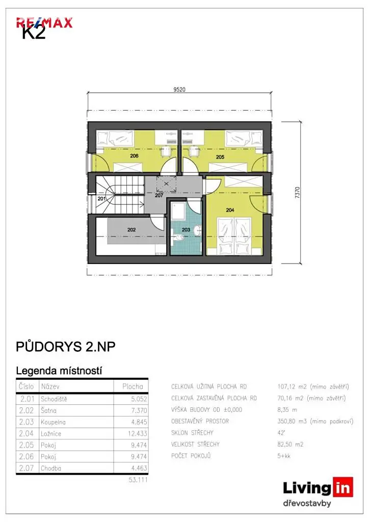 Prodej  rodinného domu 107 m², pozemek 650 m², Labské Chrčice, okres Pardubice