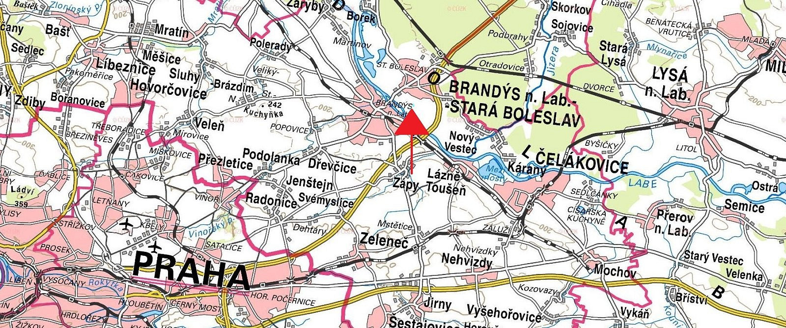 Brandýs nad Labem-Stará Boleslav - Stará Boleslav, okres Praha-východ