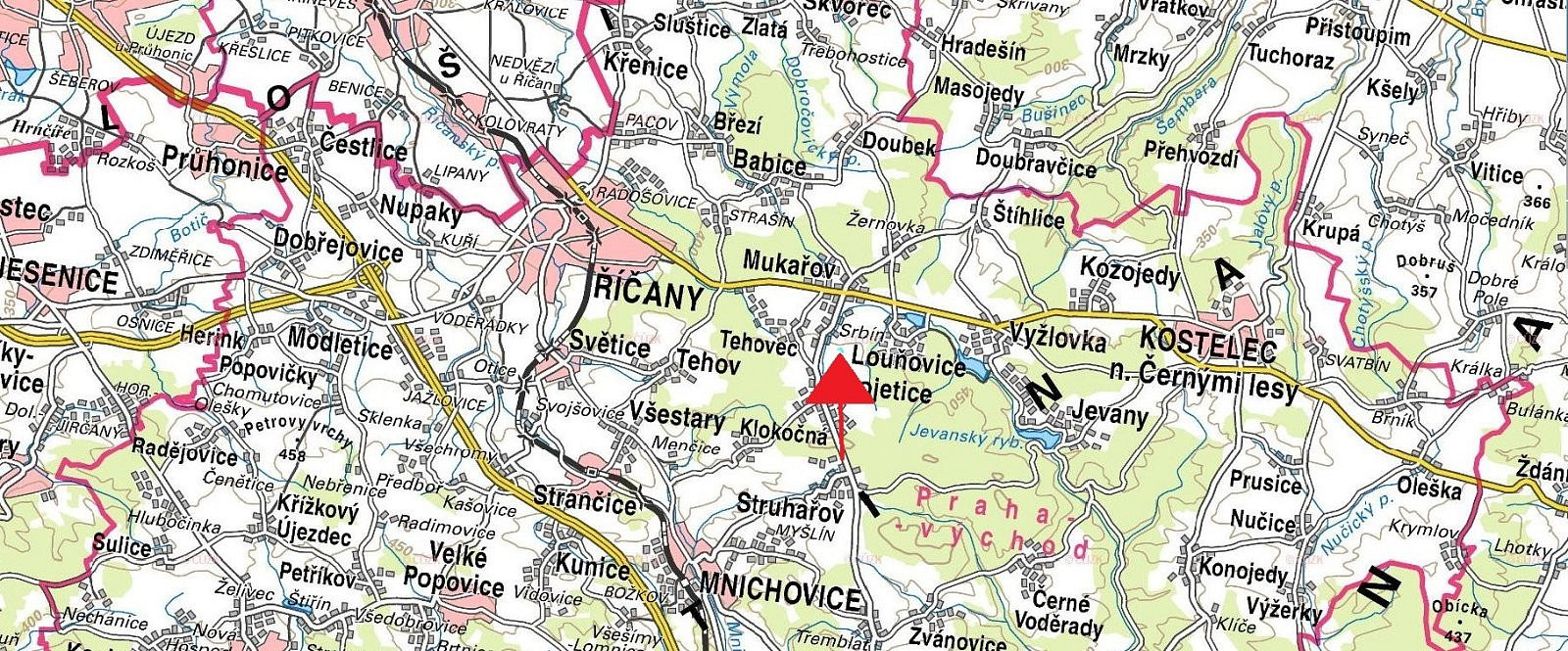 Mukařov - Srbín, okres Praha-východ