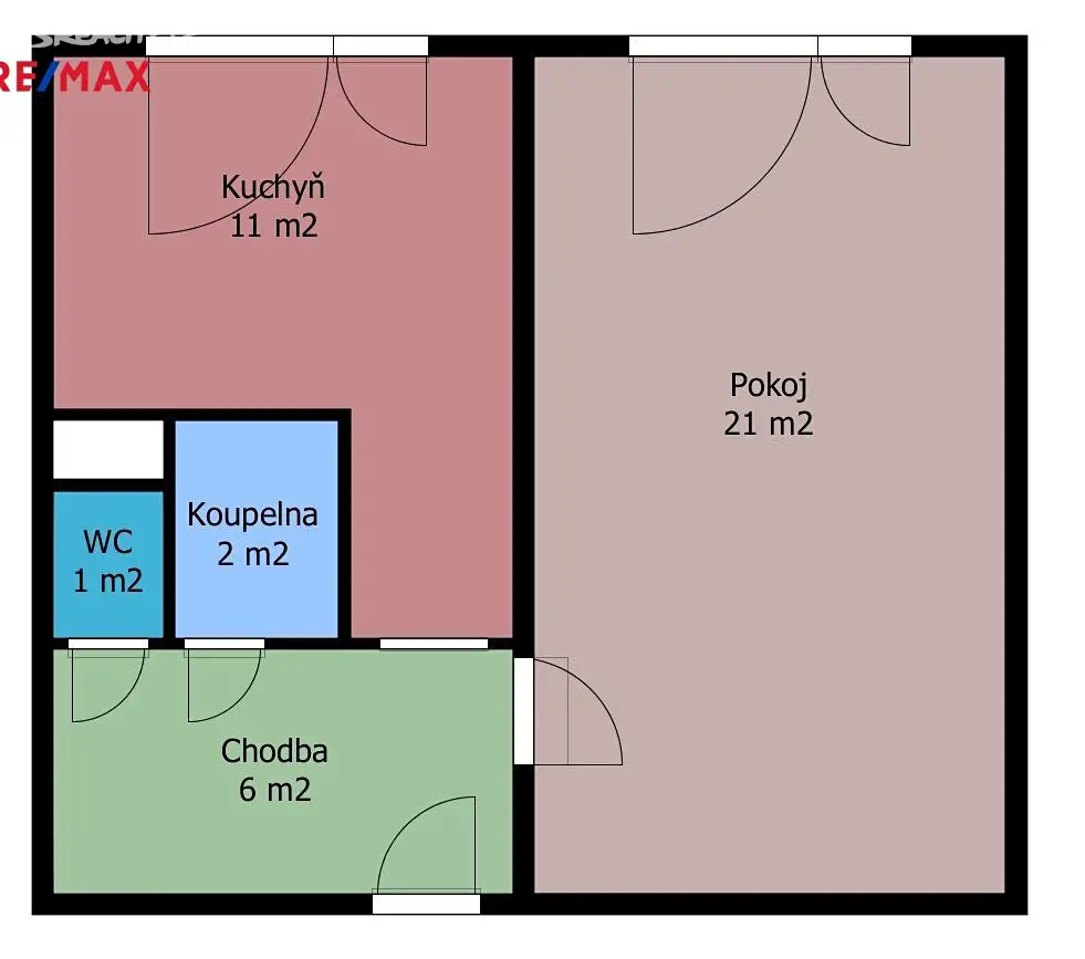 Prodej bytu 1+1 42 m², Dřínovská, Chomutov