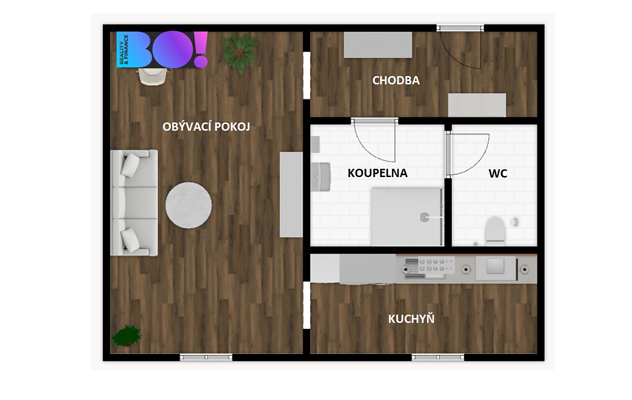 Prodej bytu 1+1 28 m², Mongolská, Ostrava - Poruba