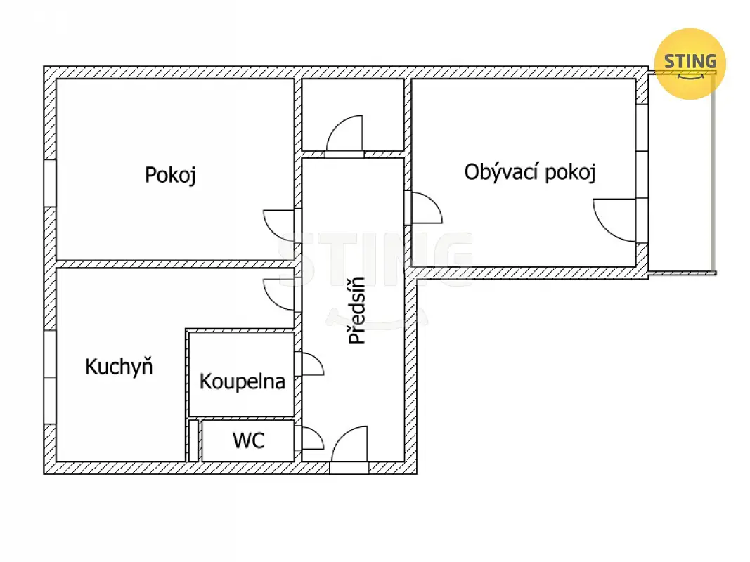 Prodej bytu 2+1 65 m², Čkalovova, Ostrava - Poruba