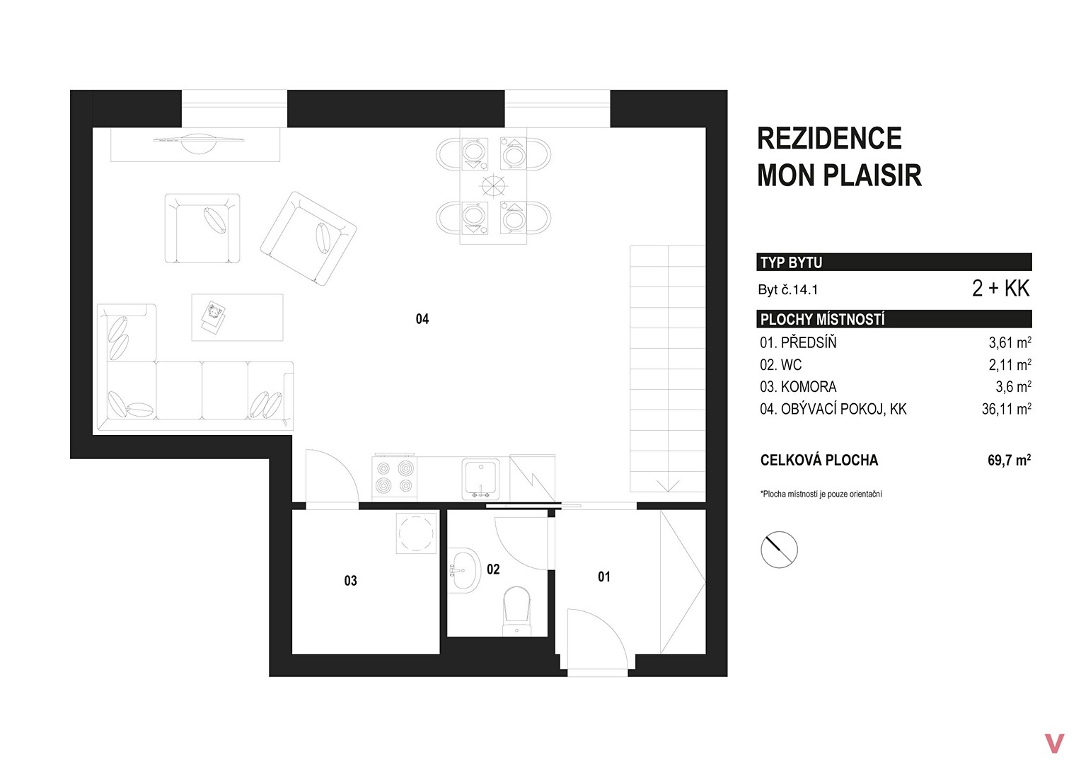 Prodej bytu 2+kk 70 m², Chopinova, Mariánské Lázně