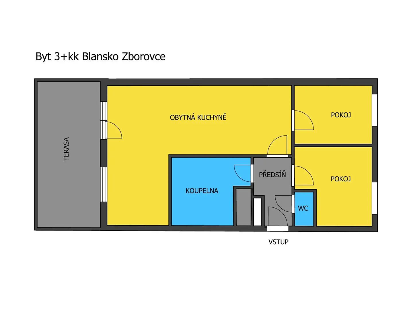 Prodej bytu 3+kk 80 m², Kamnářská, Blansko