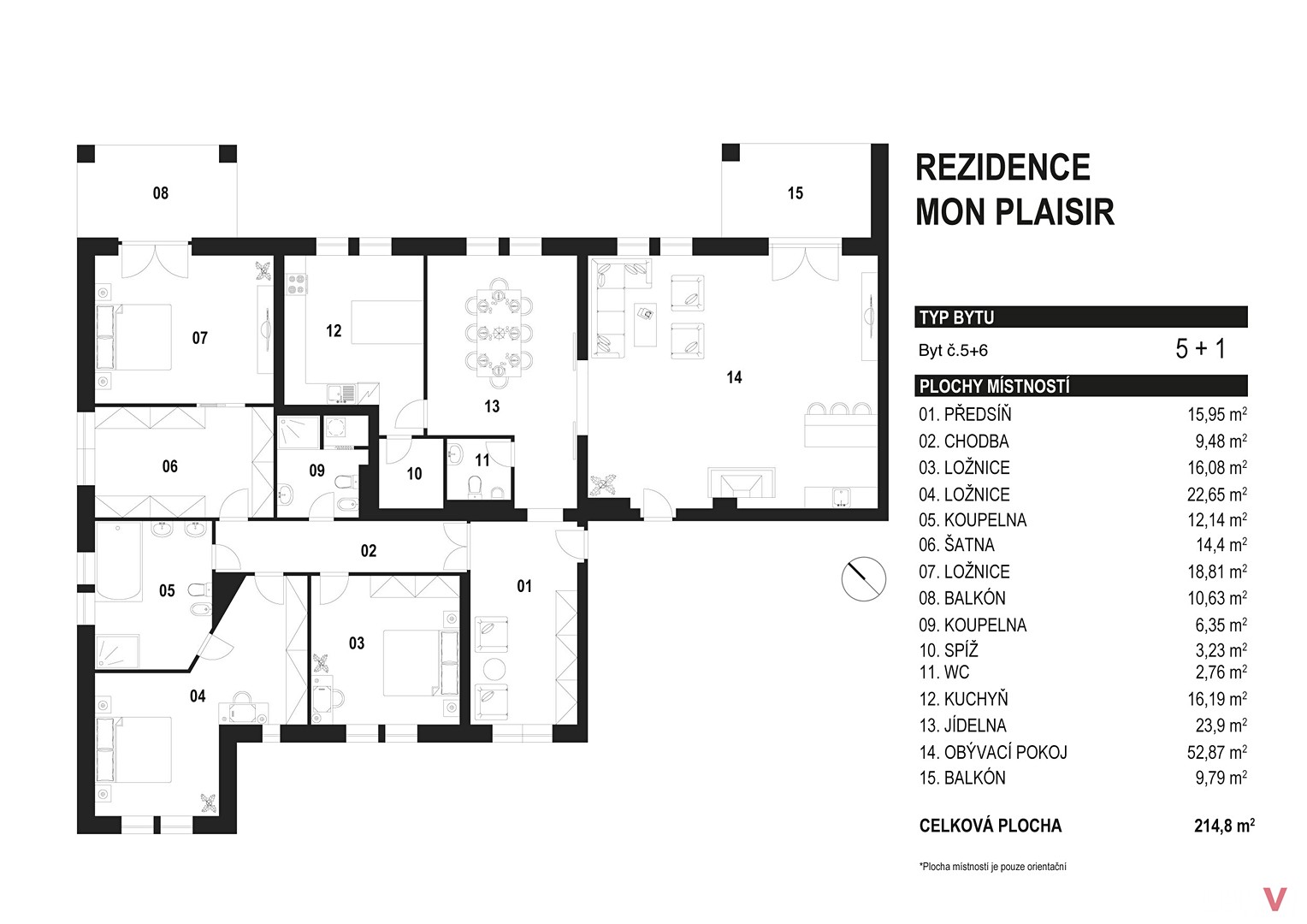 Prodej bytu 5+1 215 m², Chopinova, Mariánské Lázně
