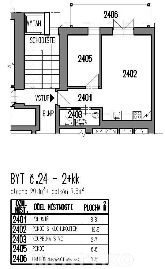 Prodej bytu atypické 40 m², Slepá, Brno - Černá Pole