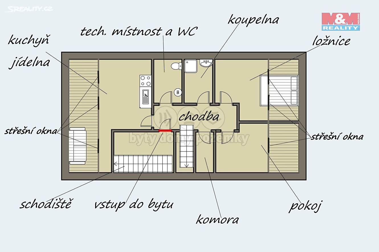Prodej bytu atypické 175 m², Cheb