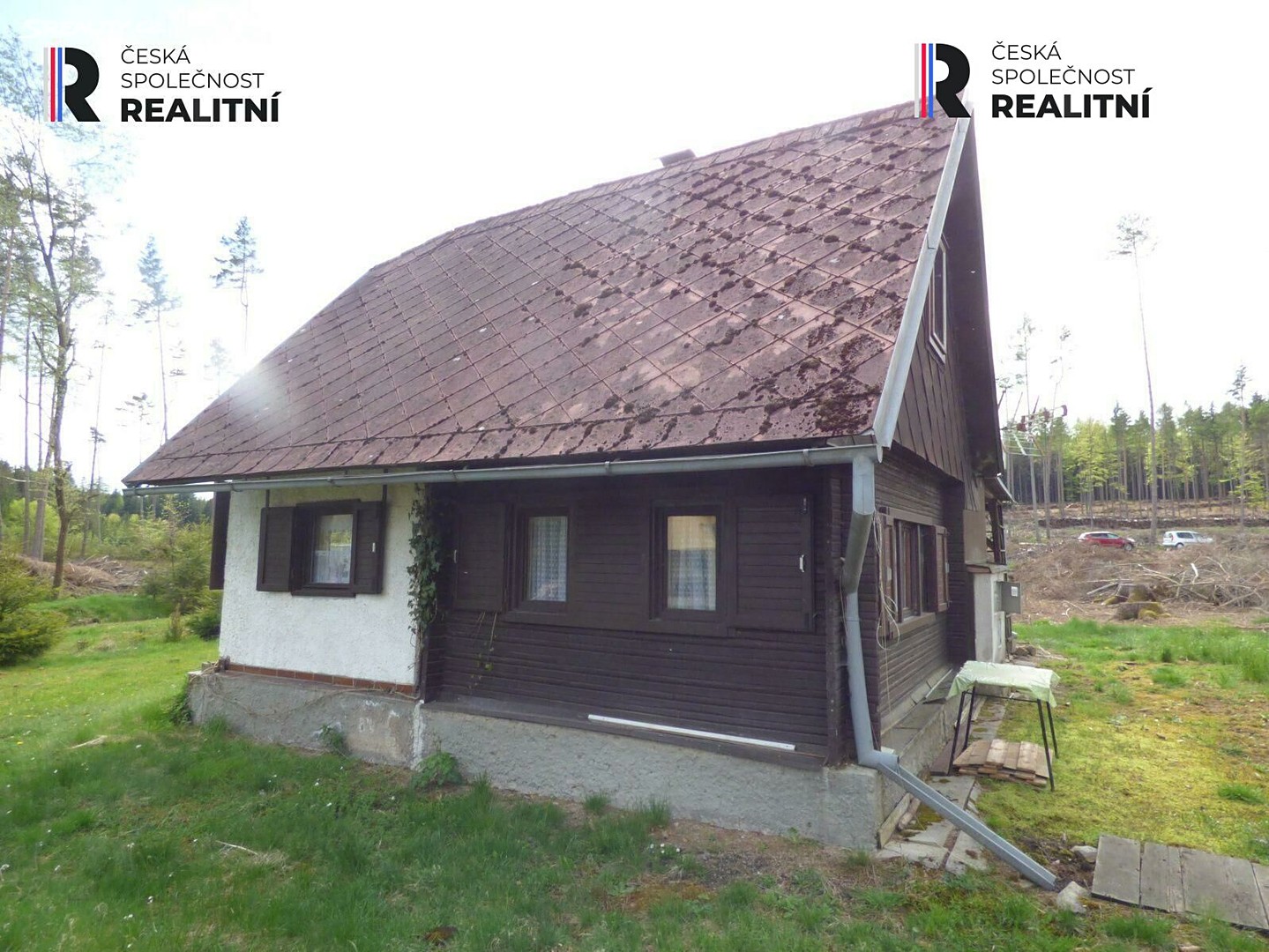 Prodej  chaty 45 m², pozemek 55 m², Větrný Jeníkov, okres Jihlava