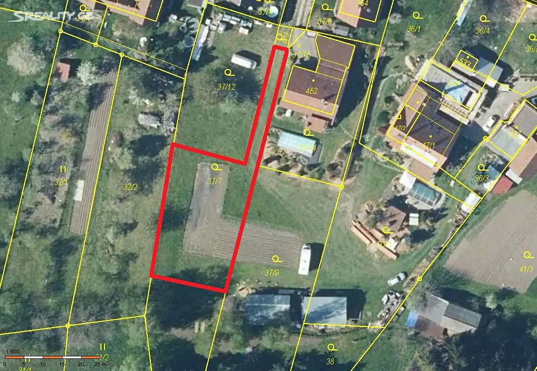 Prodej  stavebního pozemku 850 m², Litomyšl - Nedošín, okres Svitavy