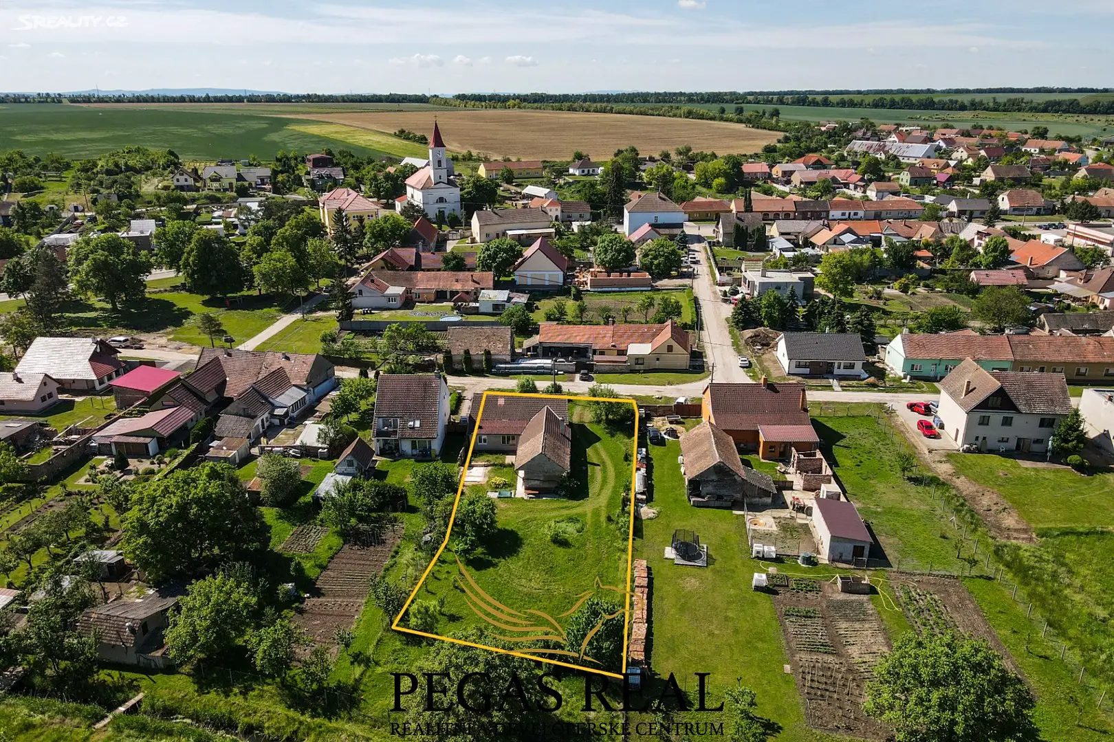 Prodej  stavebního pozemku 1 432 m², Troskotovice, okres Brno-venkov