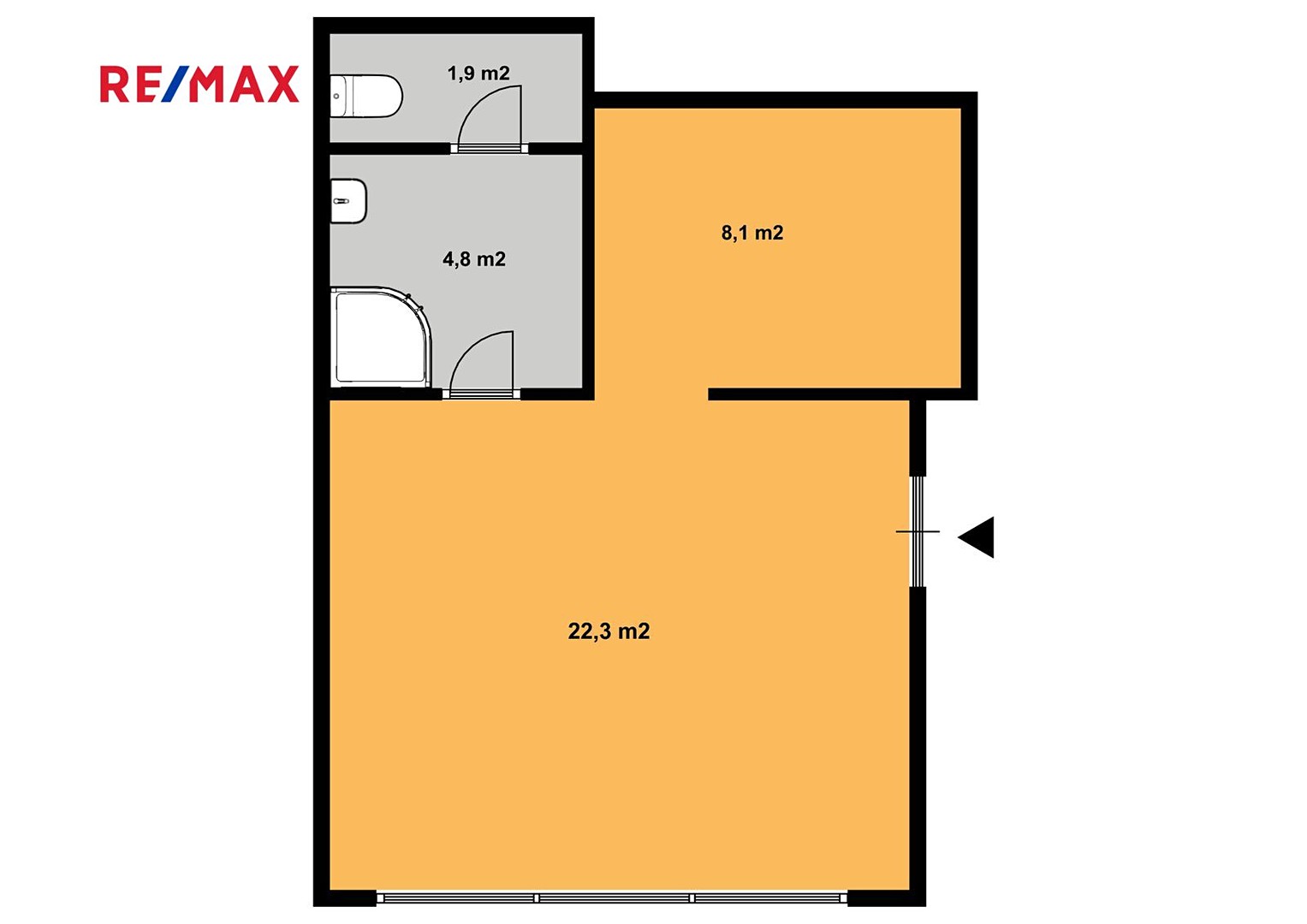 Pronájem bytu 1+kk 37 m², Gorkého, Kladno