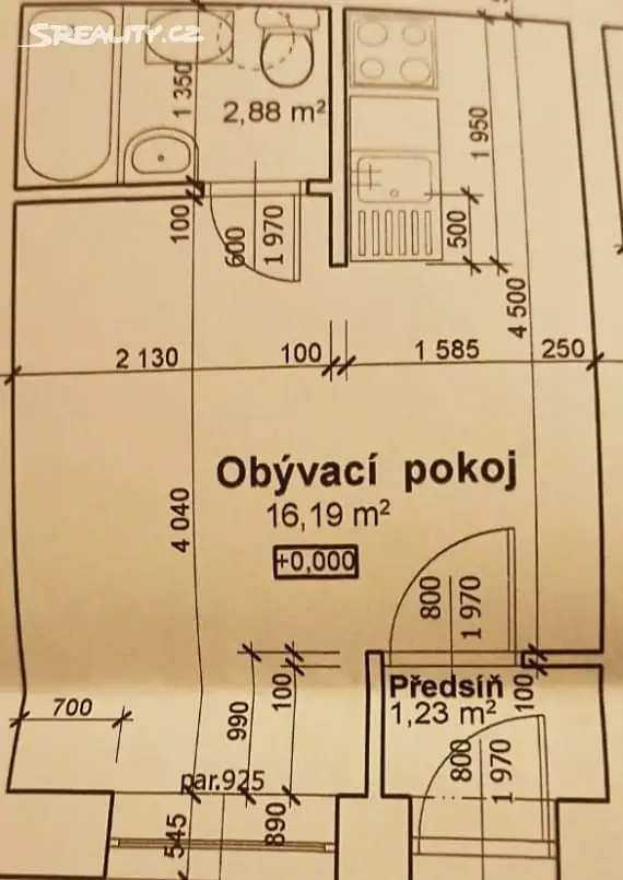 Pronájem bytu 1+kk 16 m², Varšavská, Ostrava - Hulváky