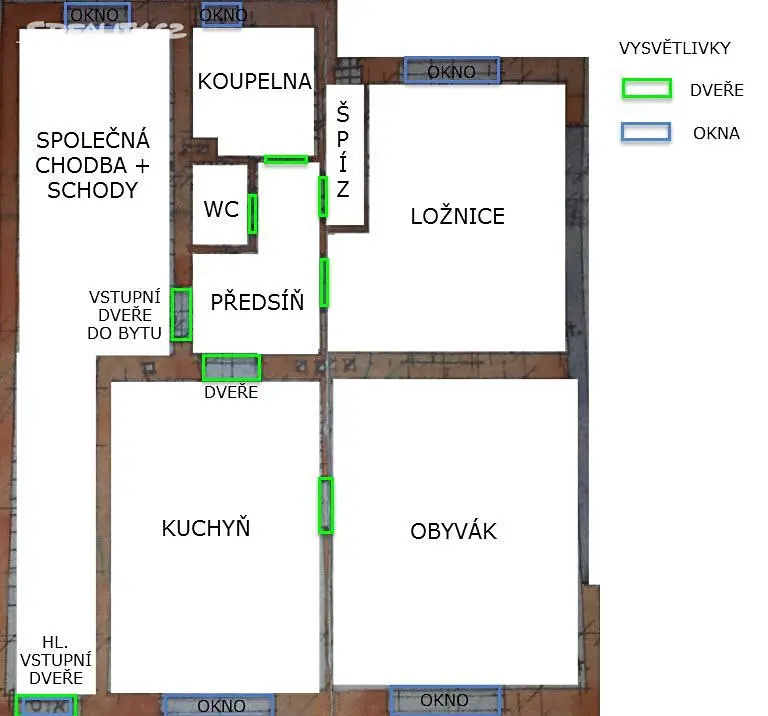 Pronájem bytu 2+1 67 m², Jana Čapka, České Budějovice - České Budějovice 5