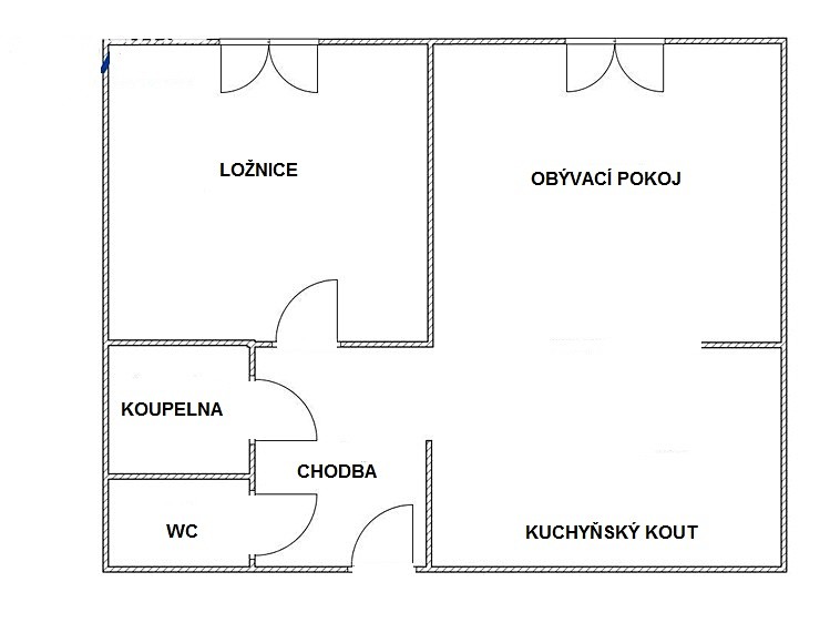 Pronájem bytu 2+kk 42 m², Holandská, Kladno - Kročehlavy