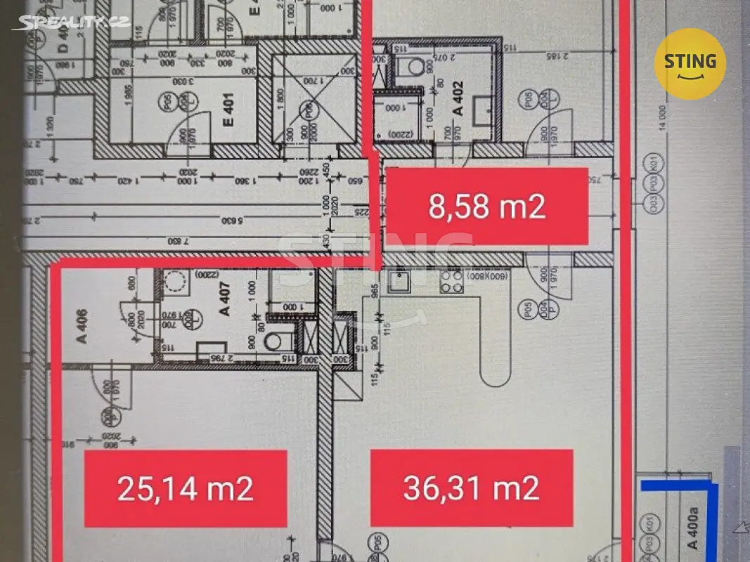 Pronájem bytu 3+kk 123 m², Na Poříčí, Frýdek-Místek - Frýdek