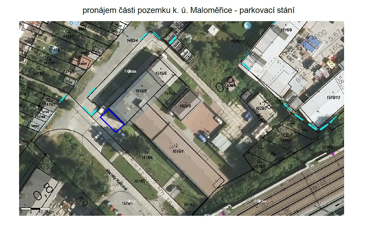 Pronájem  komerčního pozemku 69 m², Markéty Kuncové, Brno - Maloměřice