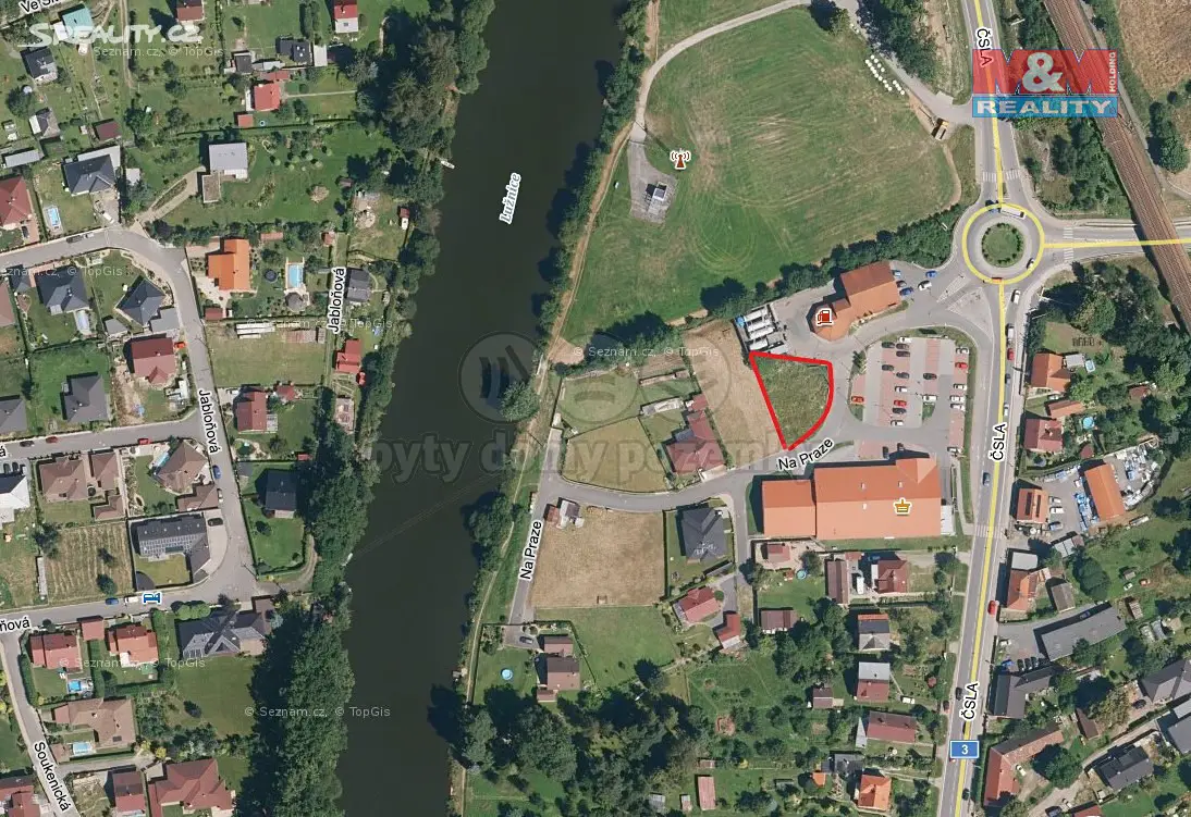Pronájem  komerčního pozemku 626 m², Planá nad Lužnicí, okres Tábor