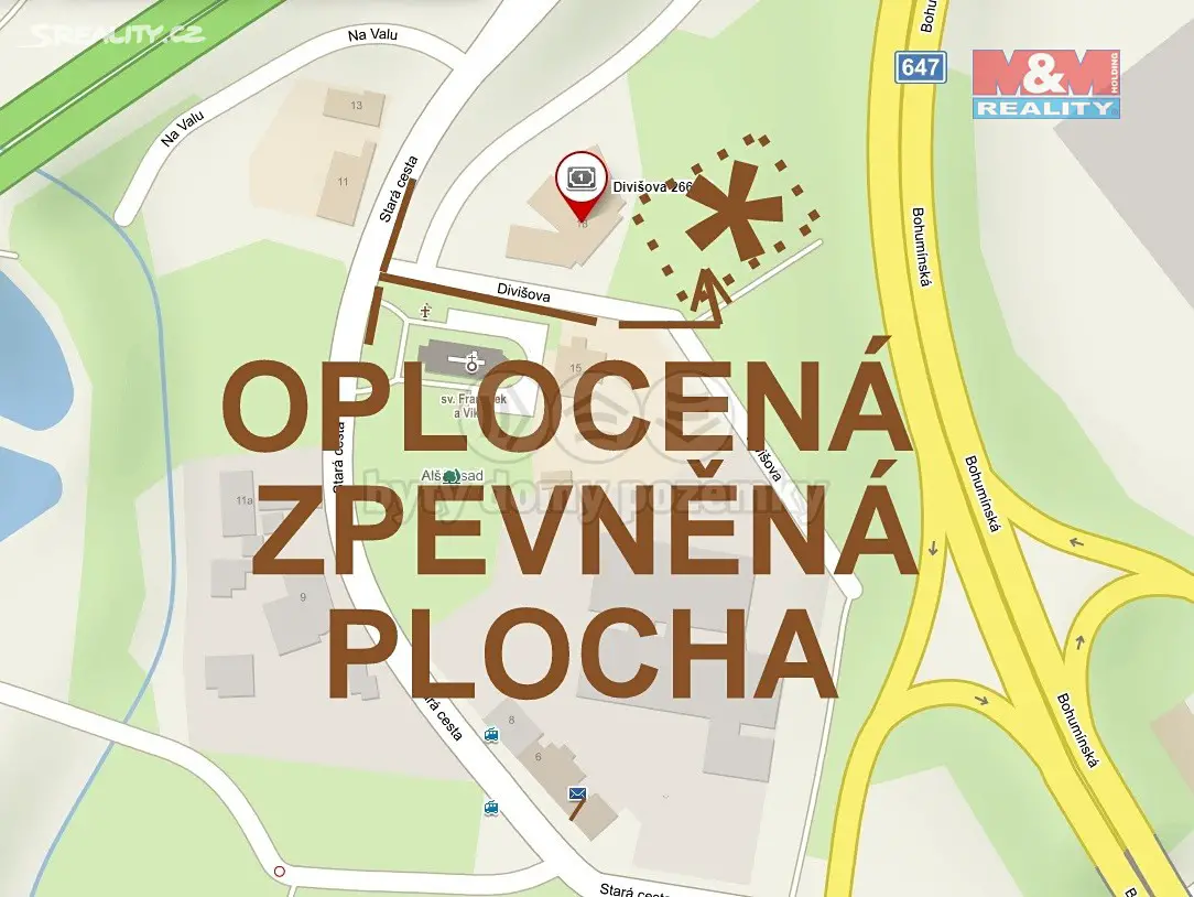 Pronájem  pozemku 2 100 m², Ostrava - Hrušov, okres Ostrava-město