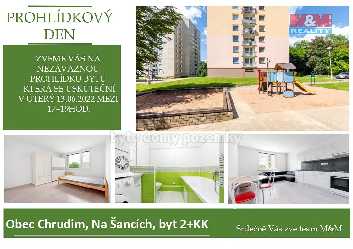 Prodej bytu 2+kk 43 m², Na Šancích, Chrudim - Chrudim IV