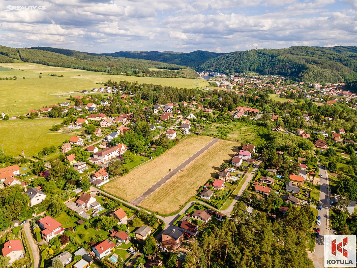 Prodej  stavebního pozemku 1 190 m², Chatařská, Hradištko - Rajchardov