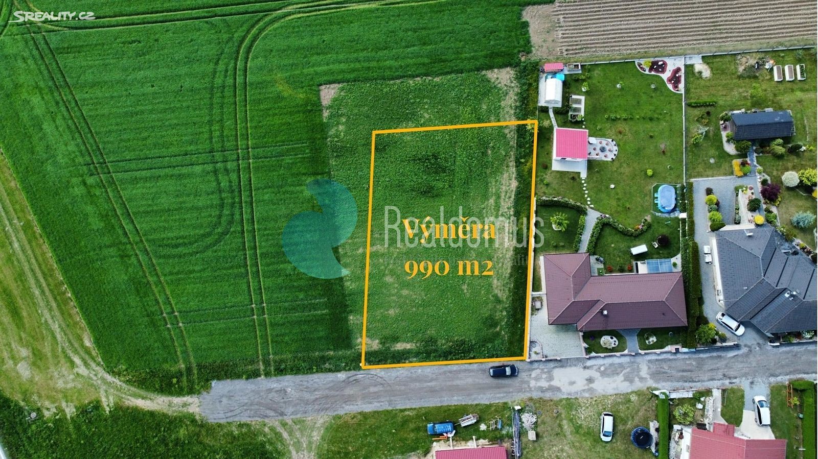 Prodej  stavebního pozemku 990 m², Kaplice, okres Český Krumlov