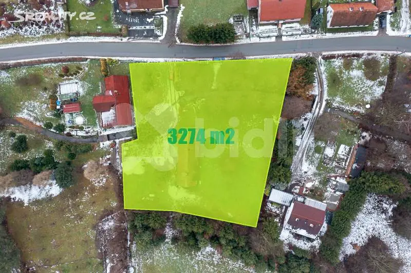 Prodej  stavebního pozemku 3 062 m², Křinice, okres Náchod