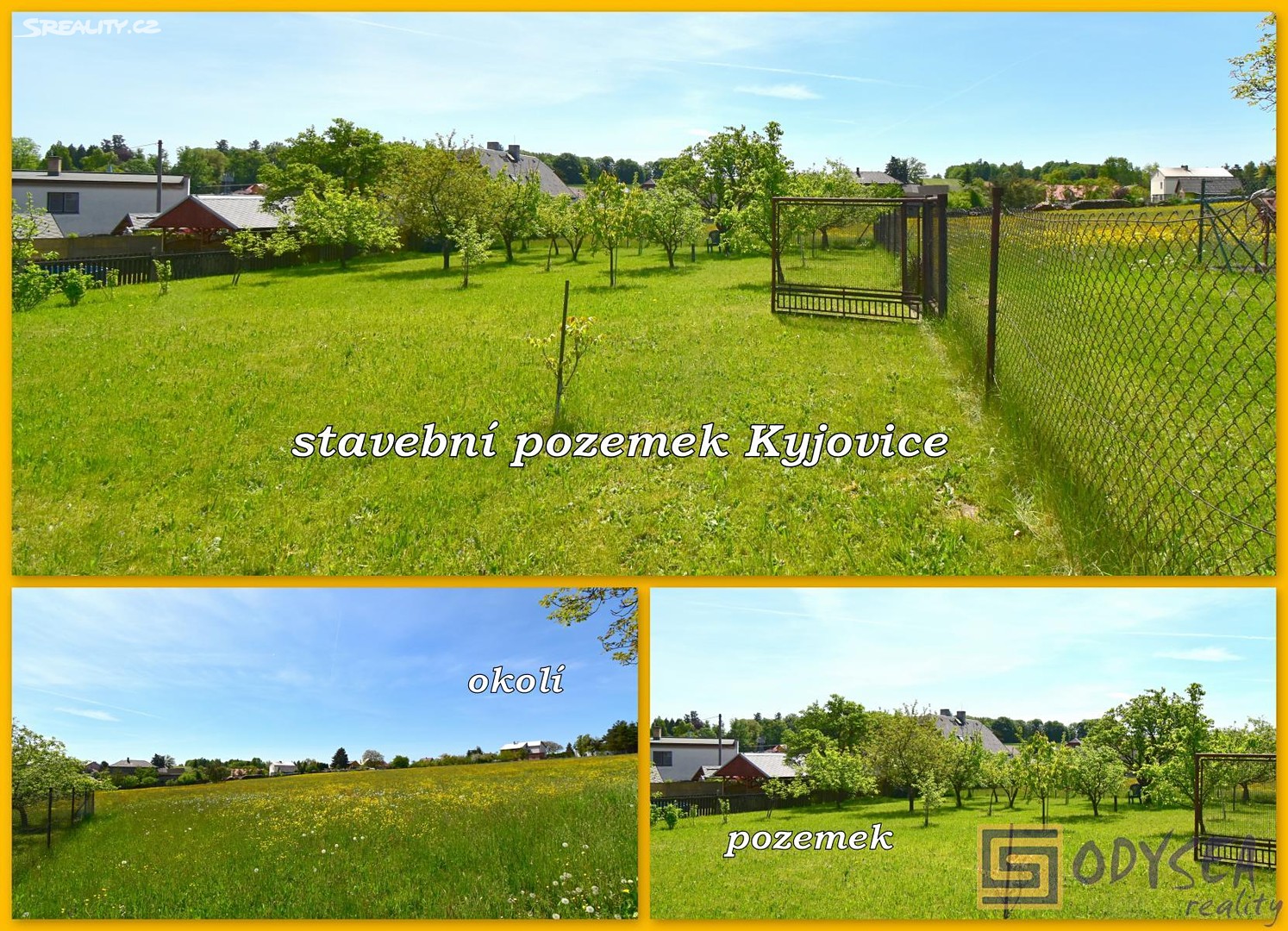 Prodej  stavebního pozemku 728 m², Kyjovice, okres Opava