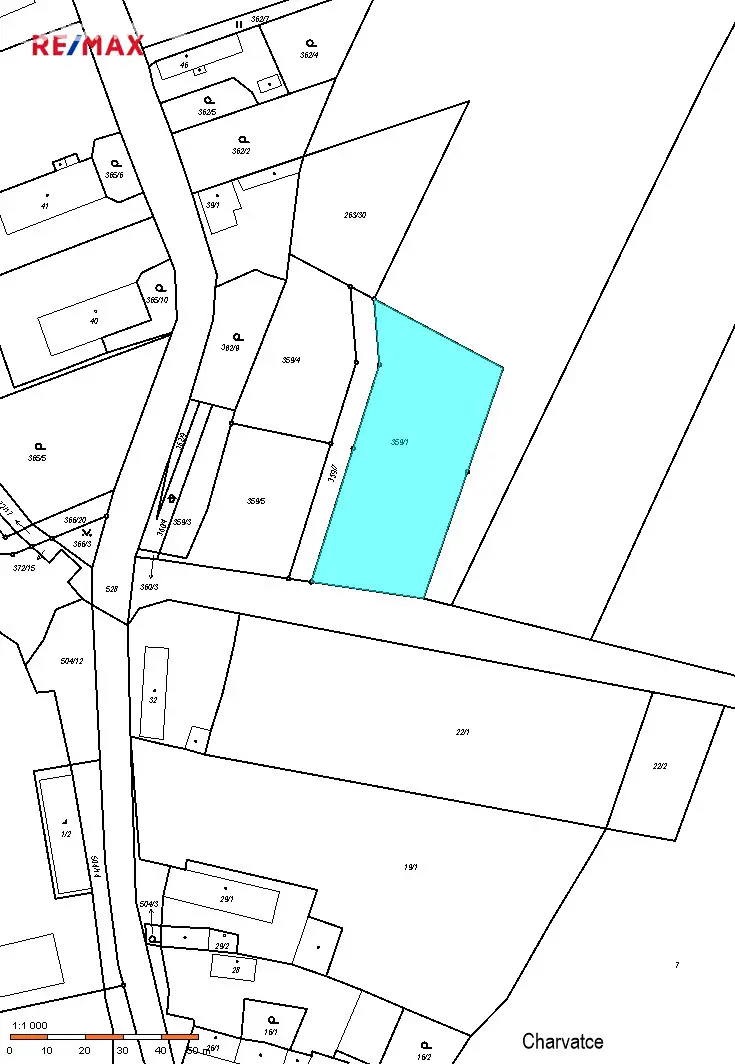 Prodej  stavebního pozemku 2 186 m², Libčeves, okres Louny