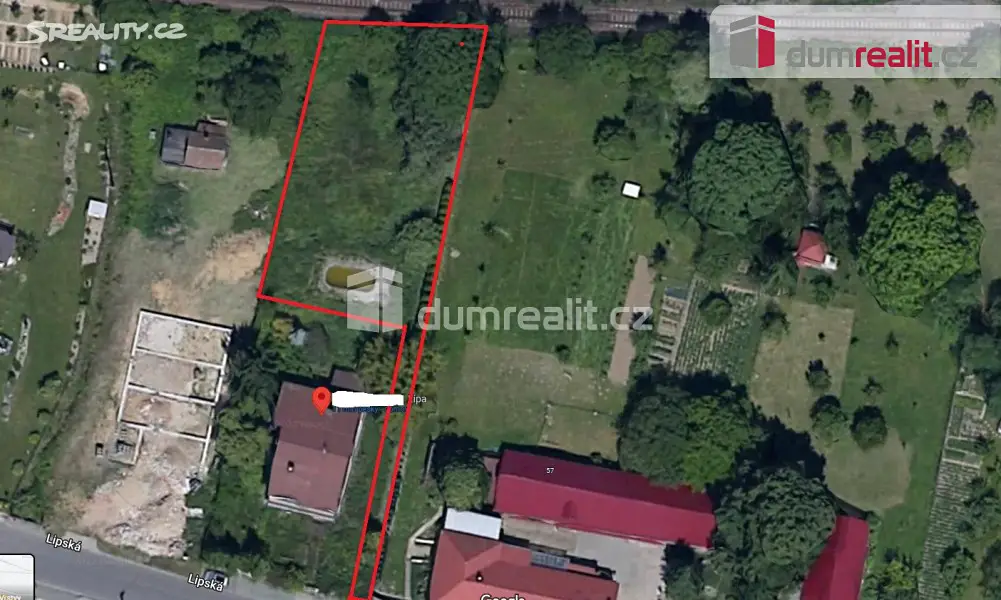 Prodej  stavebního pozemku 1 000 m², Lípa, okres Zlín
