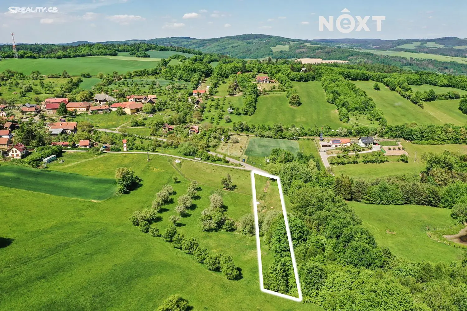 Prodej  stavebního pozemku 2 397 m², Lomnice, okres Brno-venkov