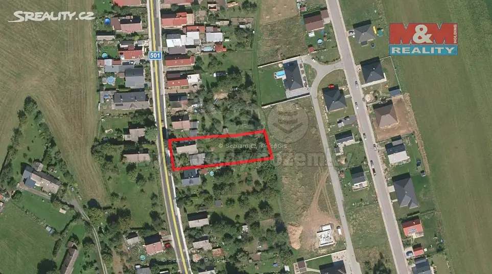 Prodej  stavebního pozemku 1 562 m², Lukavec u Hořic, okres Jičín