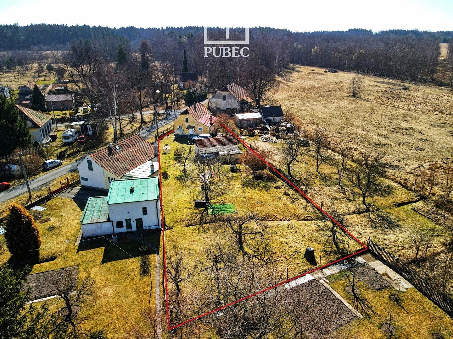 Prodej  stavebního pozemku 1 291 m², Nová Ves, okres Plzeň-jih
