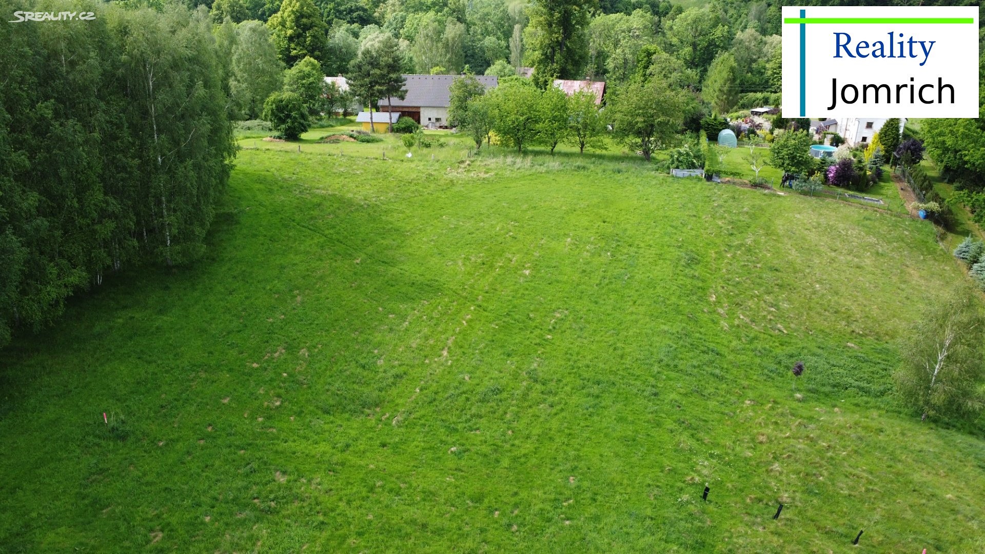 Prodej  stavebního pozemku 3 370 m², Pertoltice - Dolní Pertoltice, okres Liberec