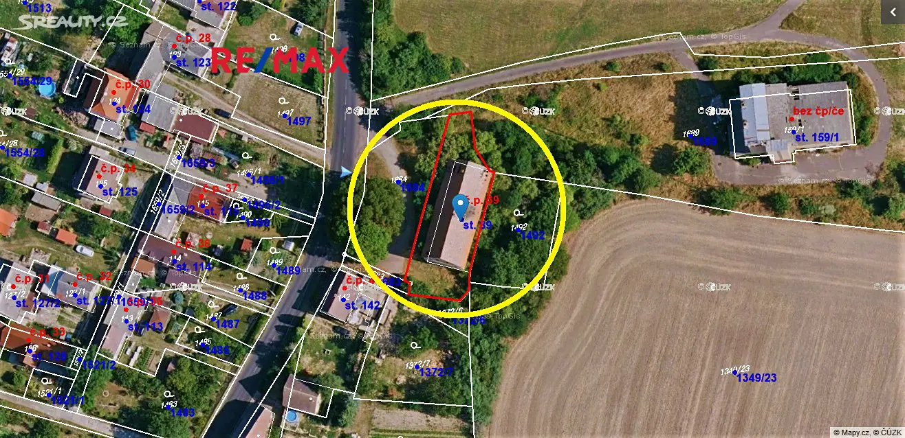 Prodej  stavebního pozemku 755 m², Polepy - Libínky, okres Litoměřice