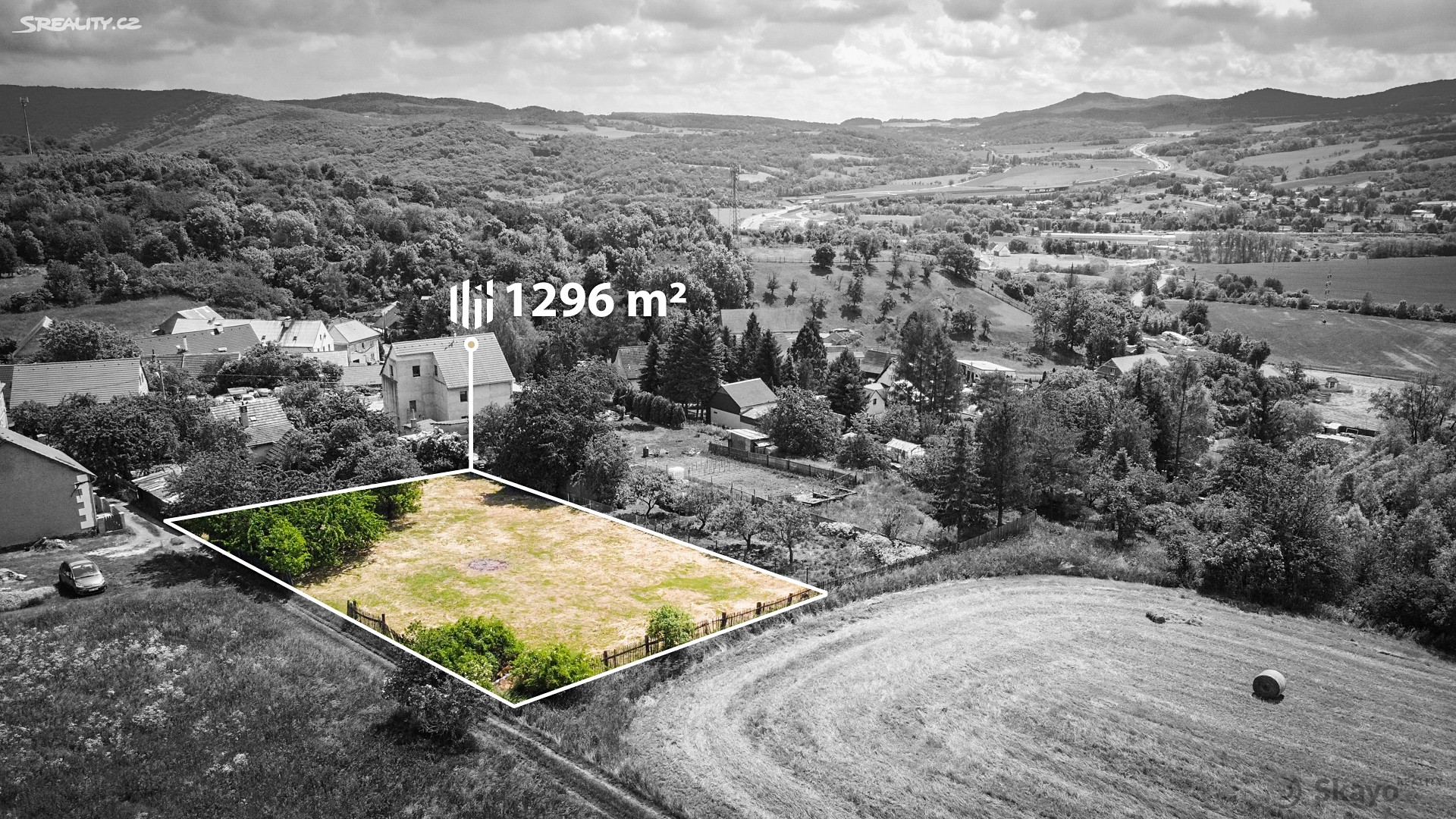 Prodej  stavebního pozemku 1 296 m², Řehlovice - Habří, okres Ústí nad Labem