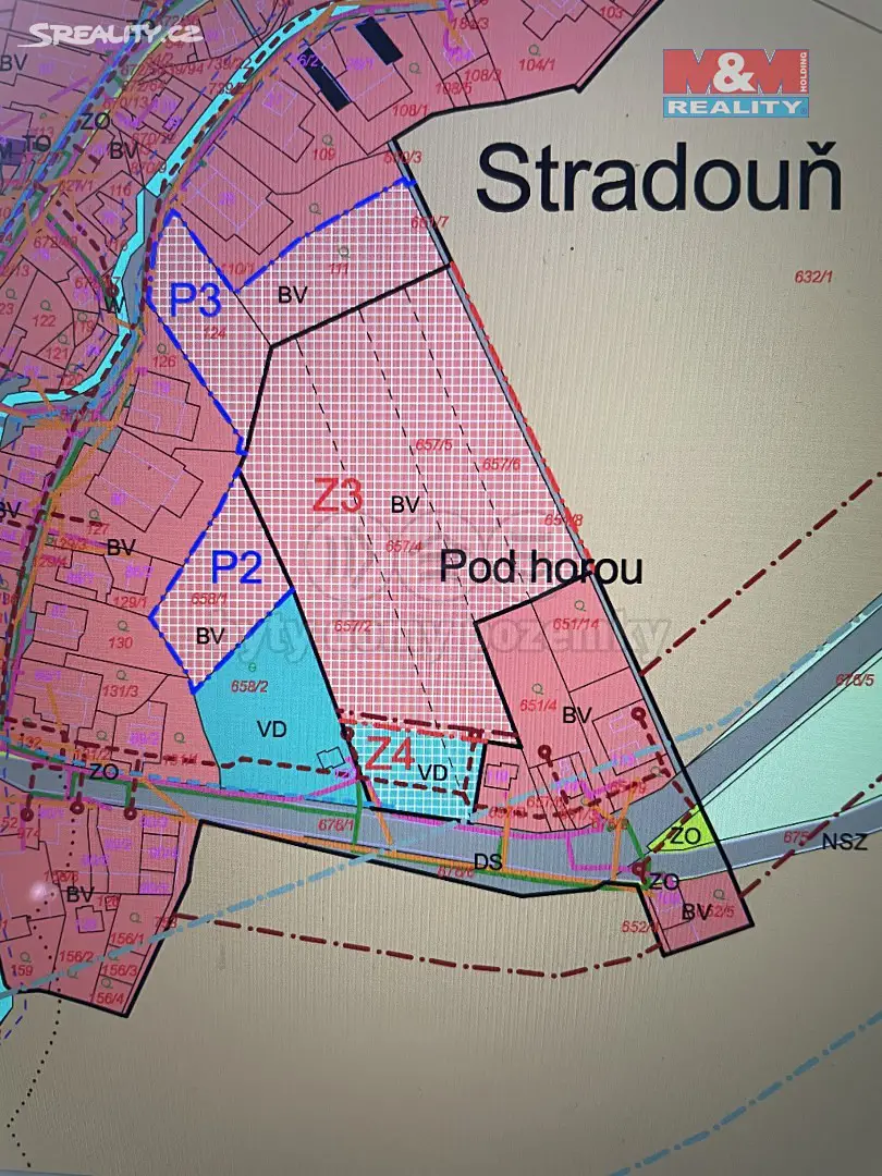 Prodej  stavebního pozemku 6 379 m², Stradouň, okres Ústí nad Orlicí