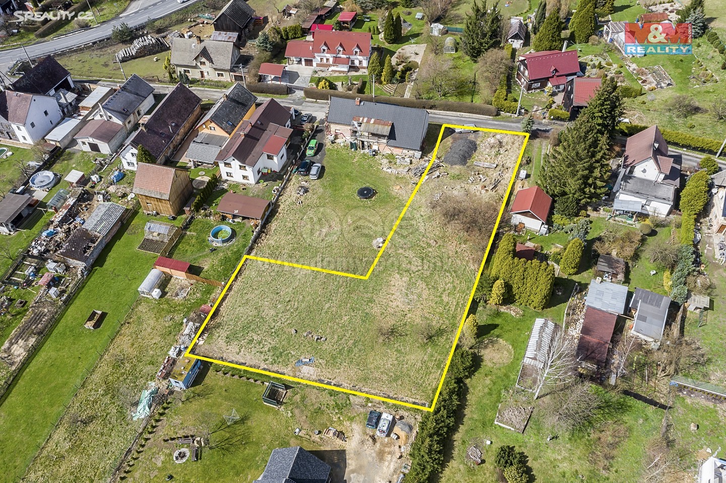 Prodej  stavebního pozemku 1 461 m², Veselé, okres Děčín