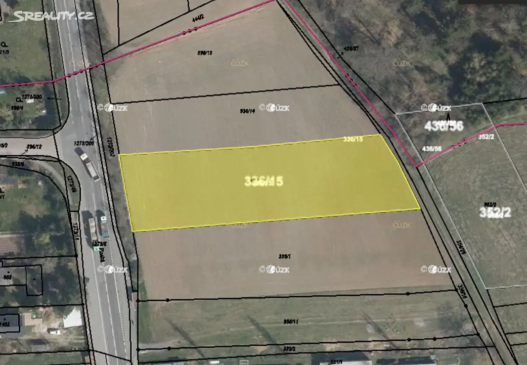 Prodej  komerčního pozemku 3 309 m², Kaznějov, okres Plzeň-sever