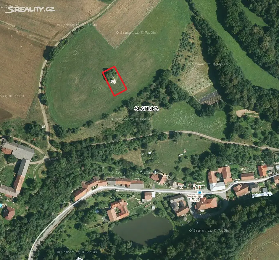 Prodej  komerčního pozemku 407 m², Letovice - Slatinka, okres Blansko