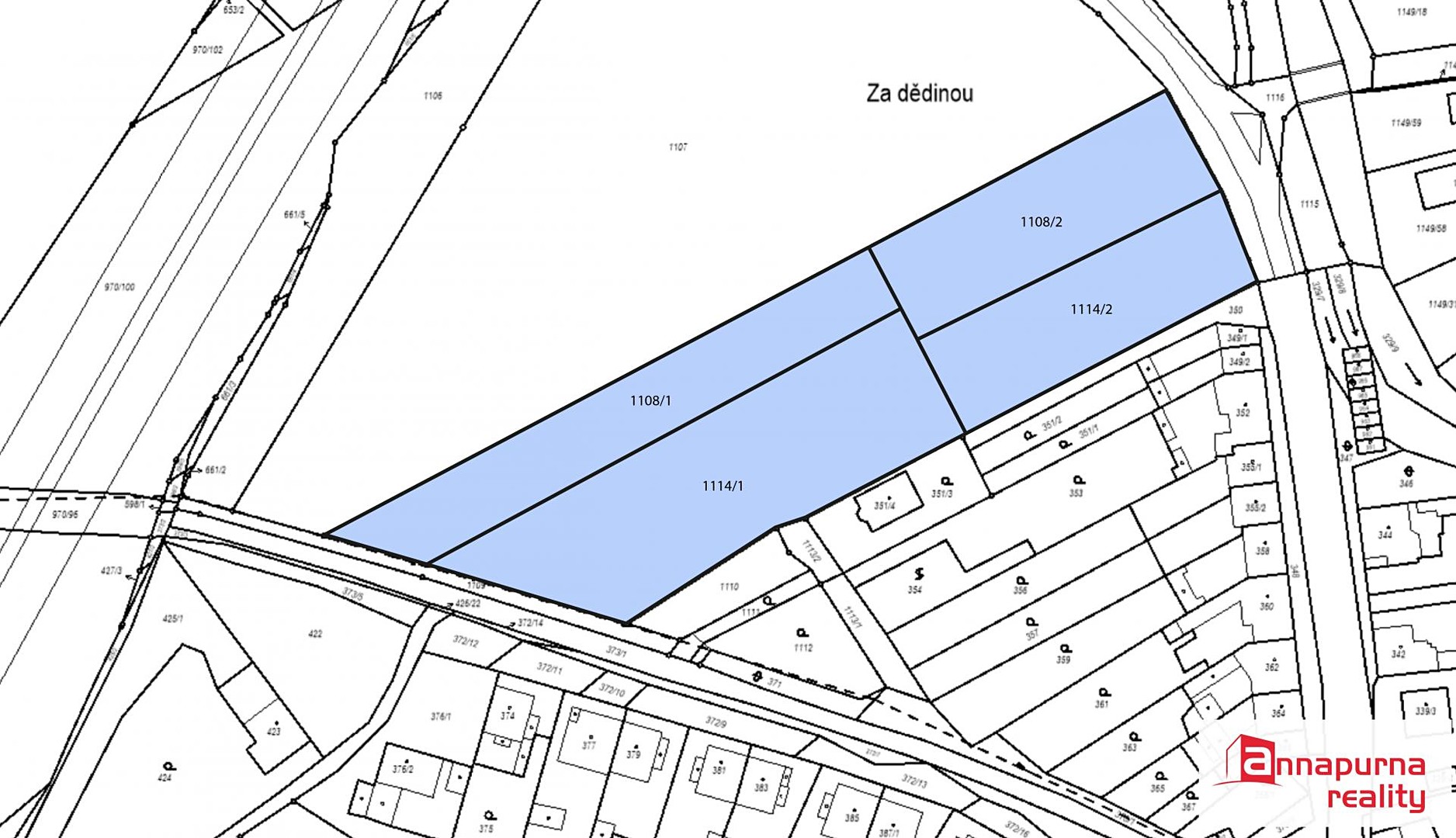 Prodej  komerčního pozemku 9 458 m², Sobotovice, okres Brno-venkov