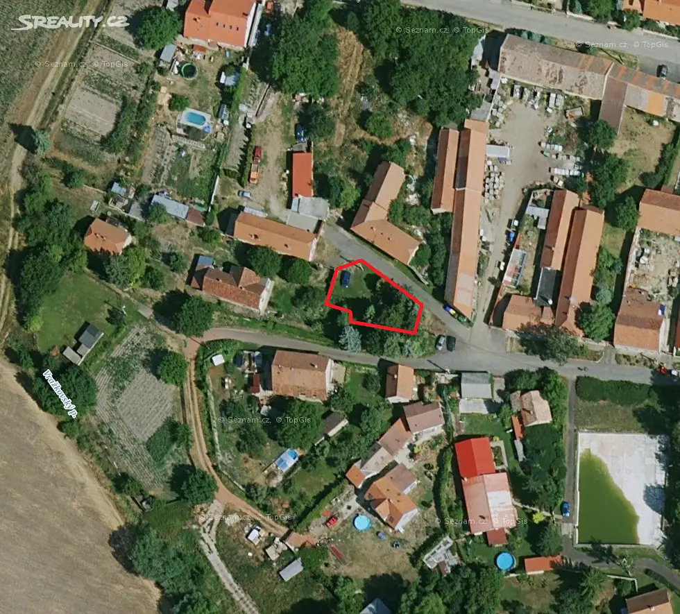 Prodej  komerčního pozemku 119 m², Vražkov, okres Litoměřice