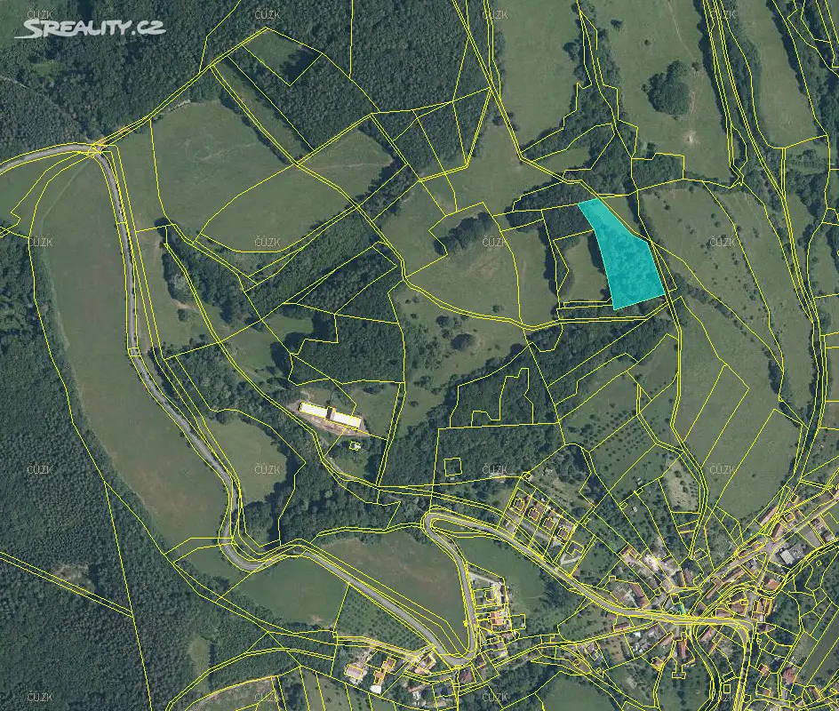 Prodej  lesa 1 739 m², Luhačovice - Kladná Žilín, okres Zlín